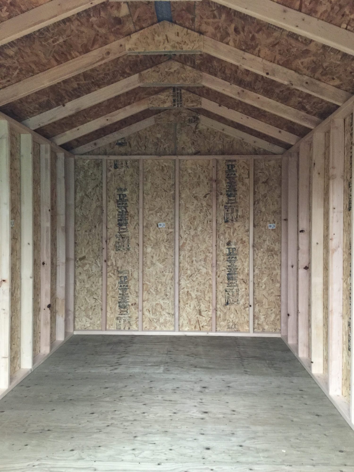 16 inch stud spacing – i build sheds